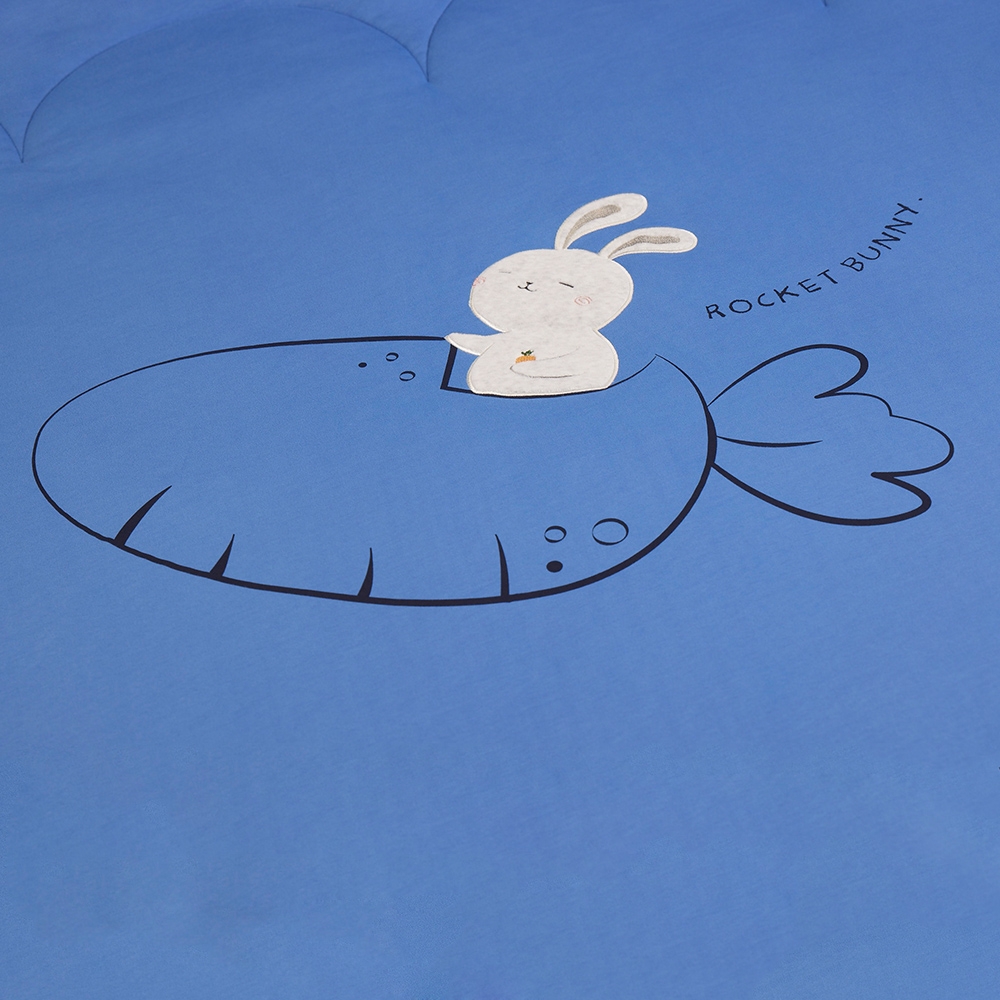 火箭兔 隨行四季被(4x5呎)-寶石藍產品圖