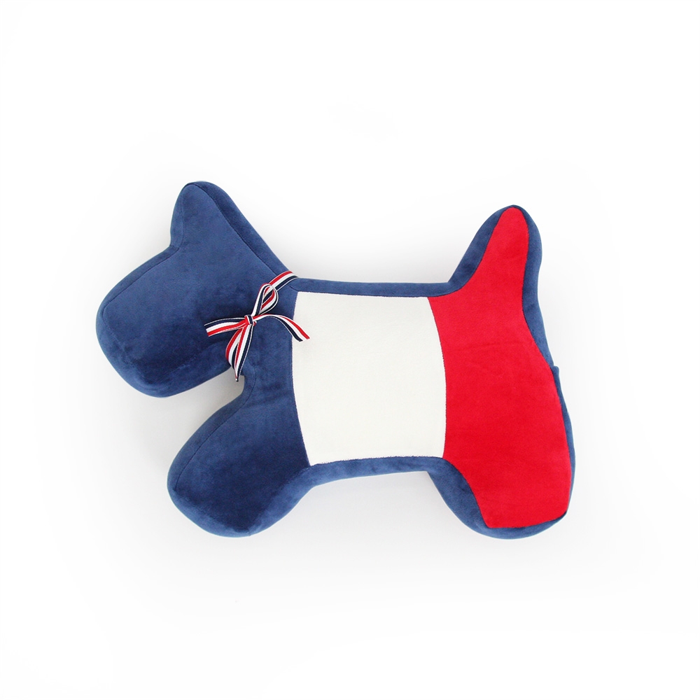 法國立體狗狗抱枕產品圖