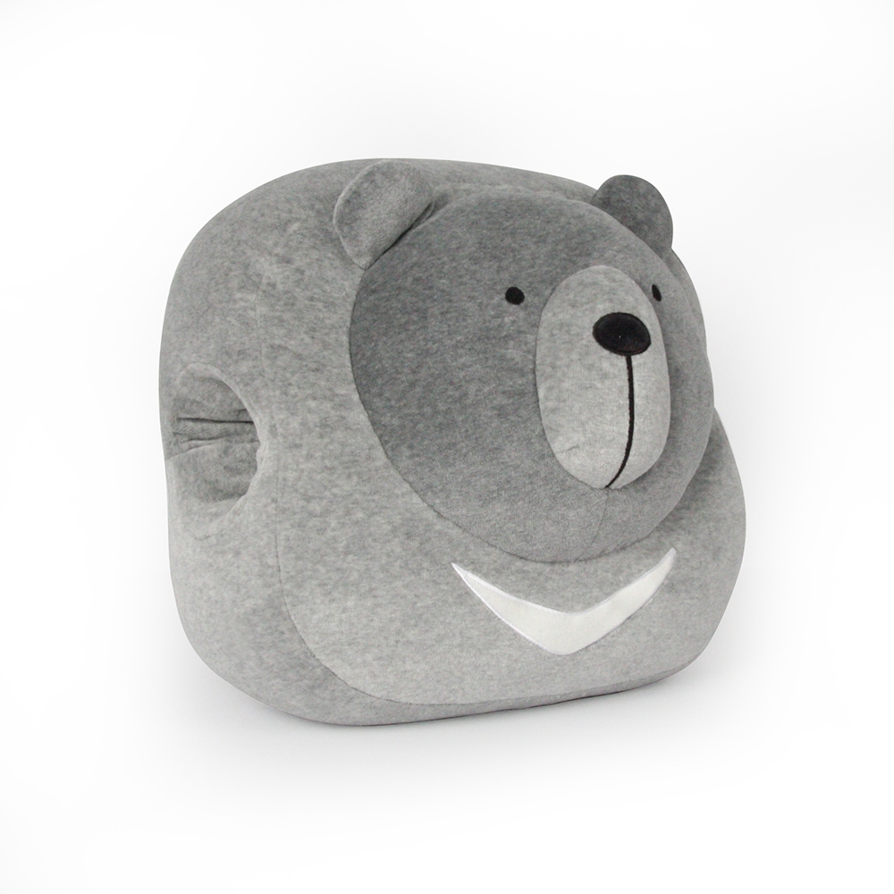 黑熊暖手枕-迷霧灰產品圖