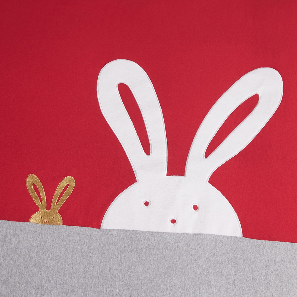 金喜兔 隨行四季被(4x5呎)-熱情紅產品圖