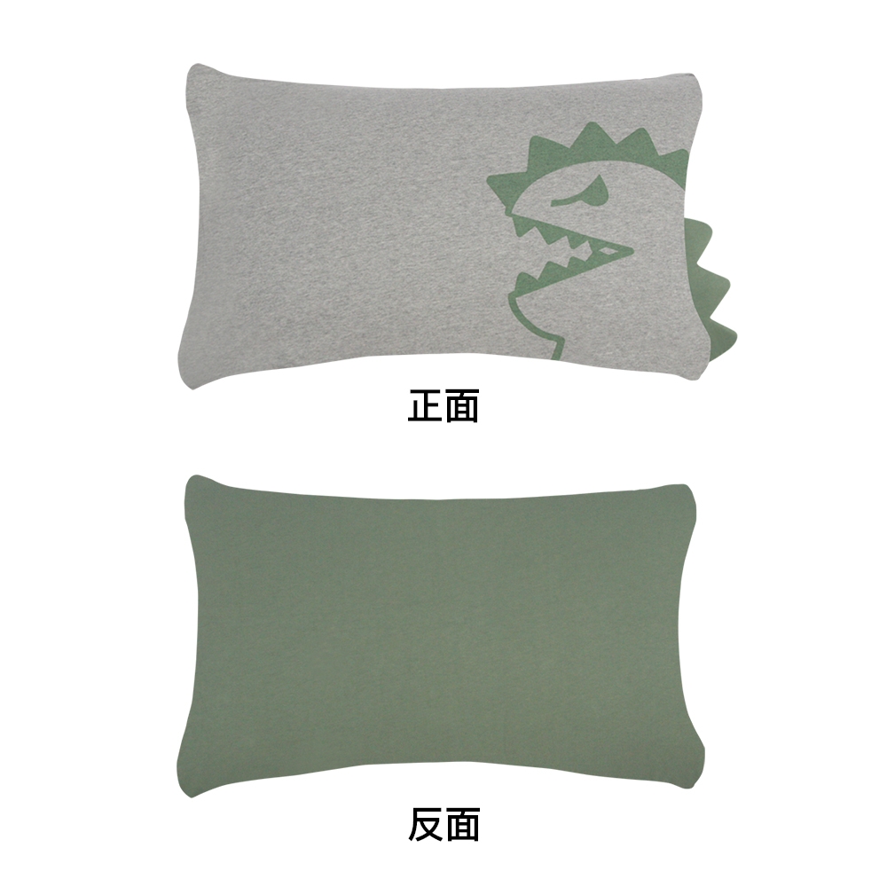 恐龍哥印花信封式枕套1入-迷霧灰產品圖