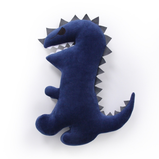 恐龍哥抱枕-深藍