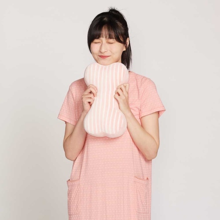 條紋車用骨頭頸枕-貝殼粉