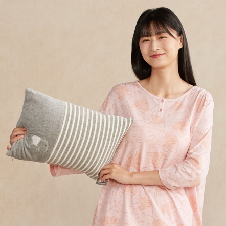 馬來貘方形抱枕（30x45公分）-迷霧灰