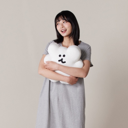 DINOTAENG｜BOBO 立體靠枕-白