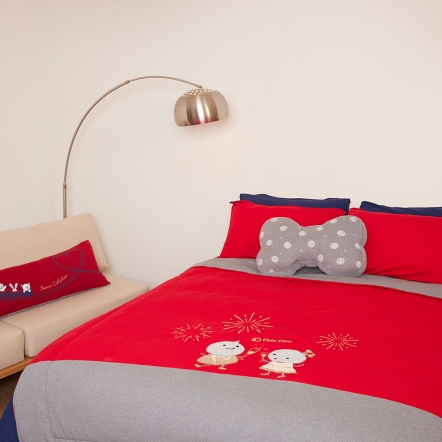 綻放40 四季被-紅