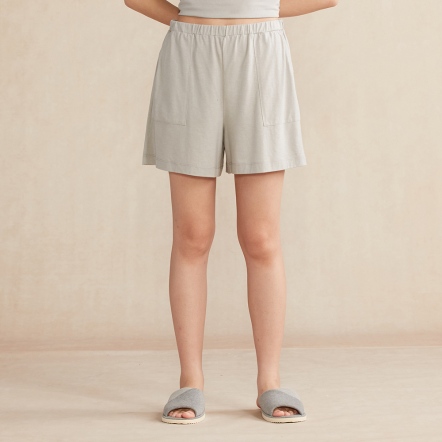 竹纖維短褲-迷霧灰
