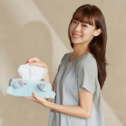 螃蟹面紙套-湖水綠