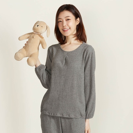 乖乖坐姿狗玩偶-蜜茶棕