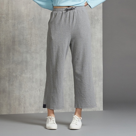 羅紋長褲-岩石灰