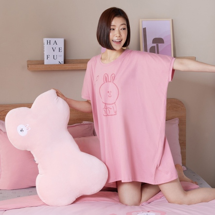 LINE FRIENDS｜兔兔立體大骨頭抱枕