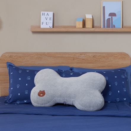 LINE FRIENDS｜熊大立體大骨頭抱枕