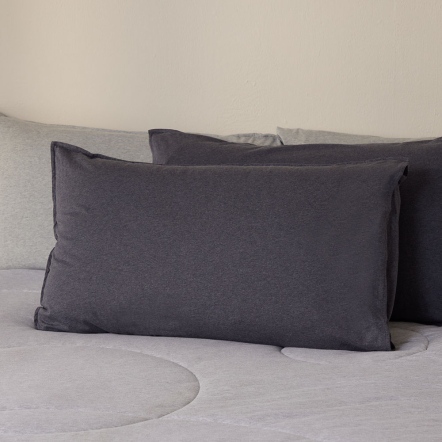 減法美學｜素面信封式枕套1入-永恆灰
