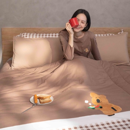 DINOTAENG | 早餐四季被-可可棕