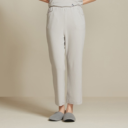 莫代爾棉長褲-迷霧灰