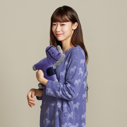 冰島馬小玩偶-星光紫