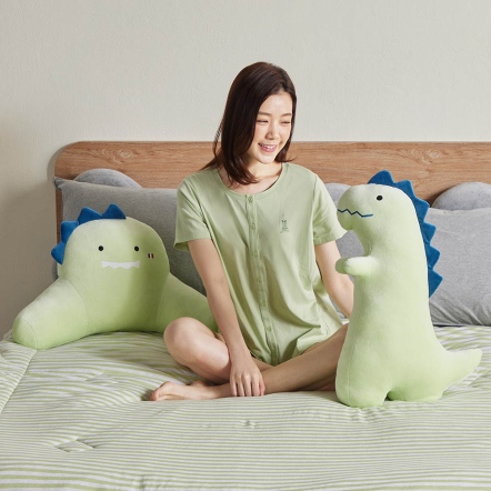 網路限定 | 恐龍背部靠枕-若草綠