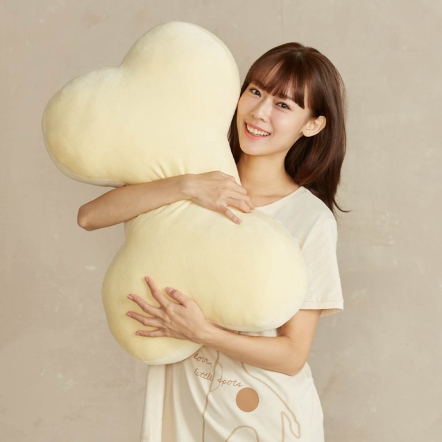 素面大骨頭抱枕-晨曦黃