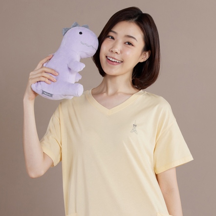 恐龍小玩偶-薰衣草紫