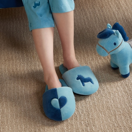 冰島馬胖胖拖鞋-冰島藍(S/M/L)