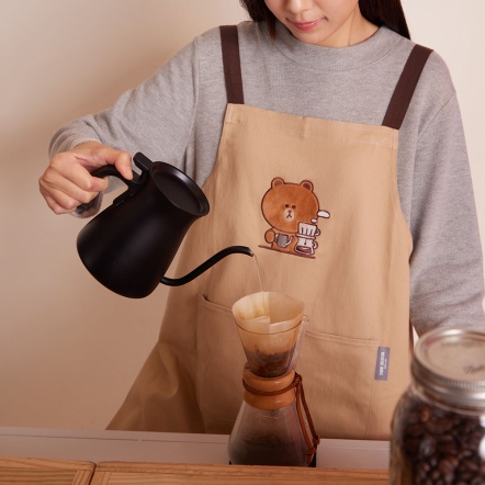 LINE FRIENDS｜熊大咖啡圍裙
