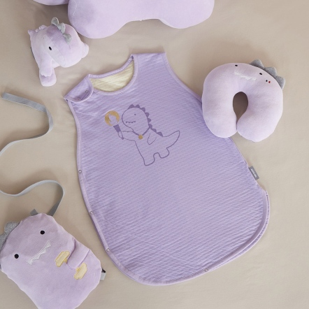 恐龍防踢被-薰衣草紫