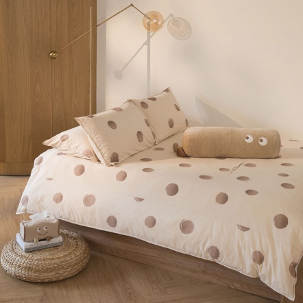 圓夢 被套+枕套組-象牙白