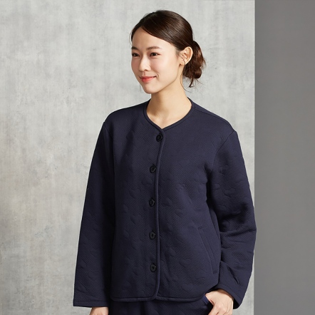 心形包紗外套-深丈青