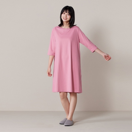 CBD舒眠洋裝-莓粉