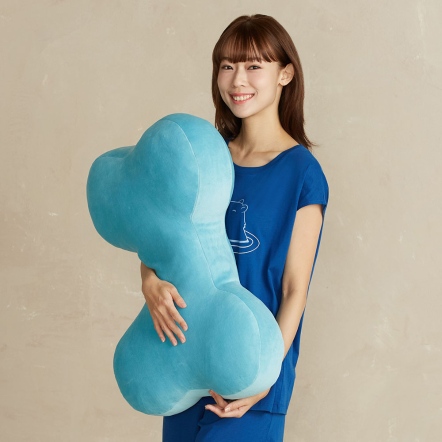網路限定 | 素面大骨頭抱枕-晴空藍