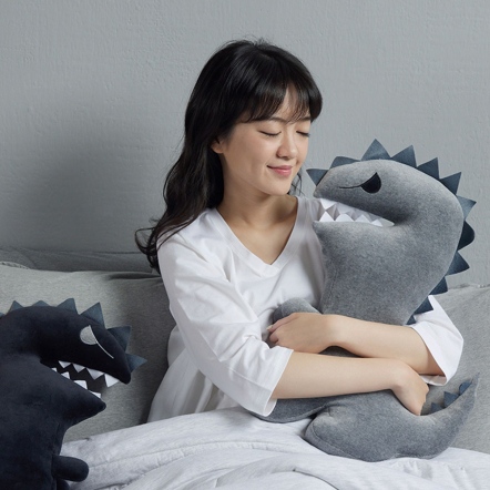 網路限定 | 恐龍哥抱枕-岩石灰