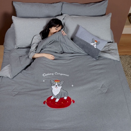 皇家柯基 四季被-岩石灰