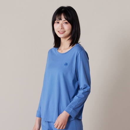 CBD舒眠長袖上衣-藍