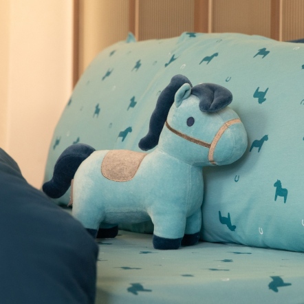 冰島馬小玩偶-冰島藍